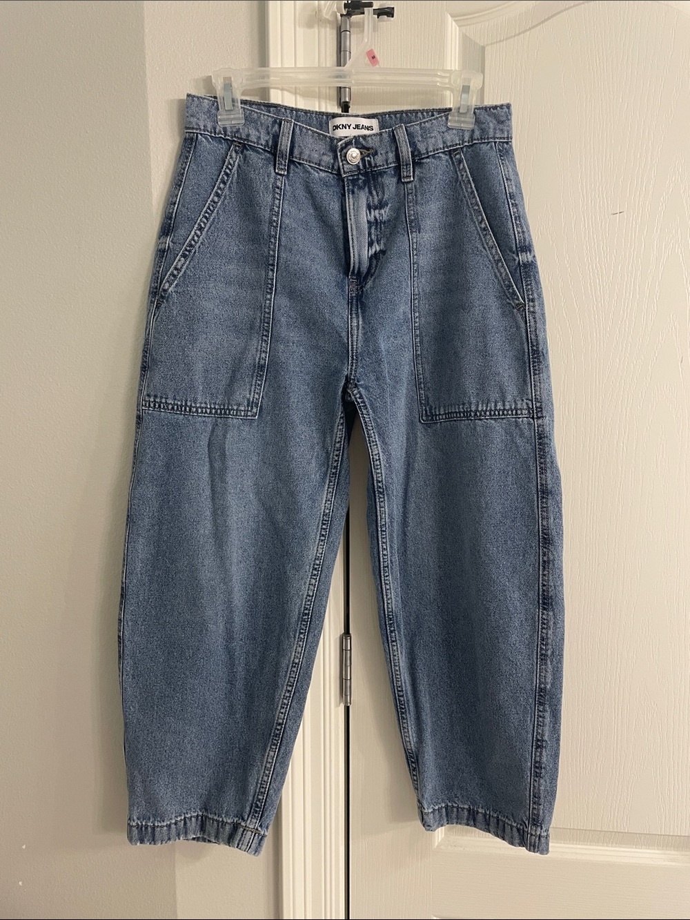 Dkny Women’s Barrel Blue Denim Jeans